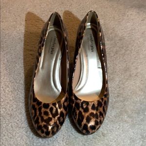 Leopard print heels